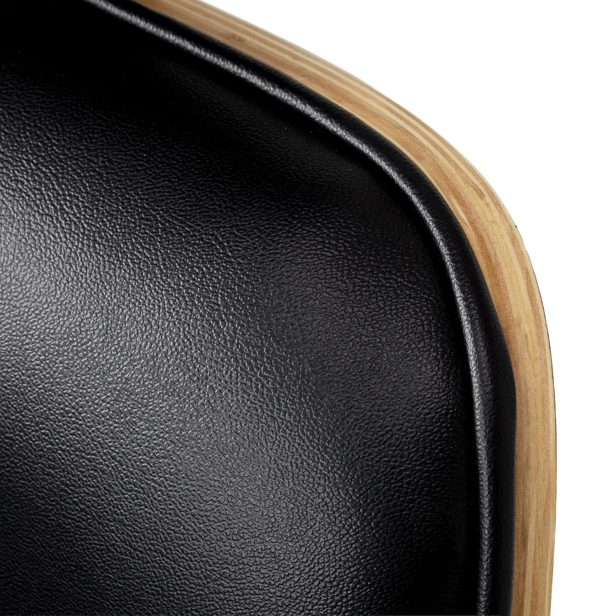 Gabbiano Florencja hairdressing chair in black and walnut with a black base