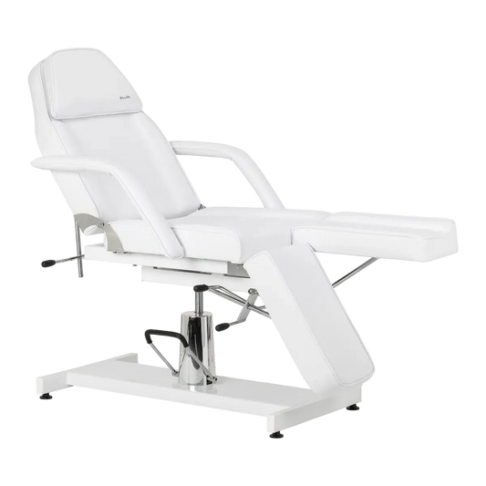Sillón de pedicura hidráulico con reposapiés y función mecedora