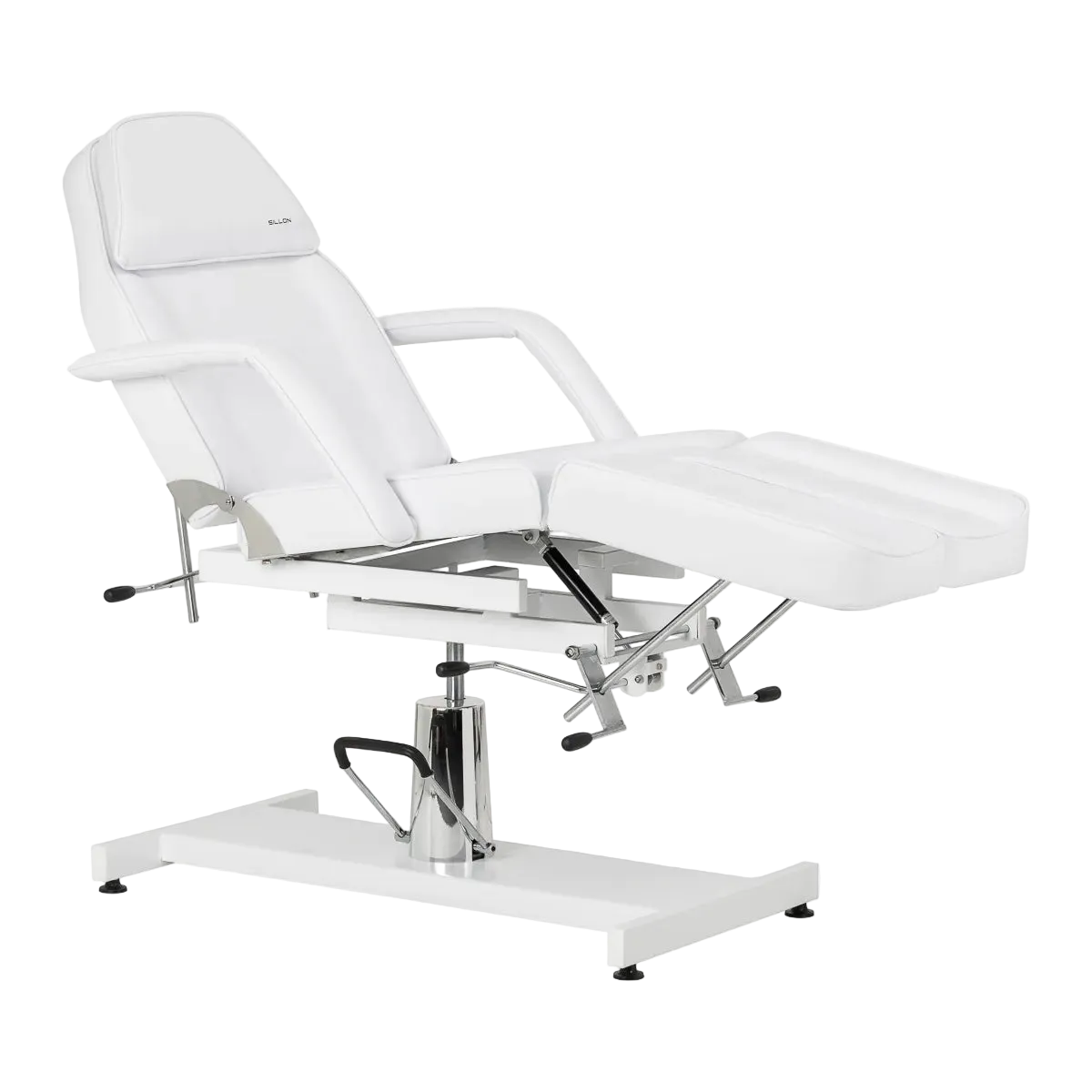 Fauteuil de pédicure hydraulique avec repose-pieds et fonction balancelle
