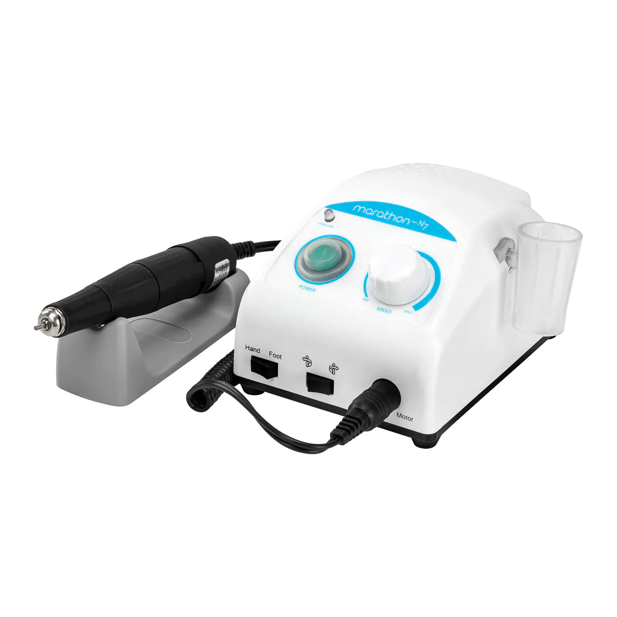 Torno para Uñas, Manicura y Podología Profesional Saeyang Marathon N7 con Pieza de Mano SH37LN 100W (40.000 RPM / 4.5 Ncm)
