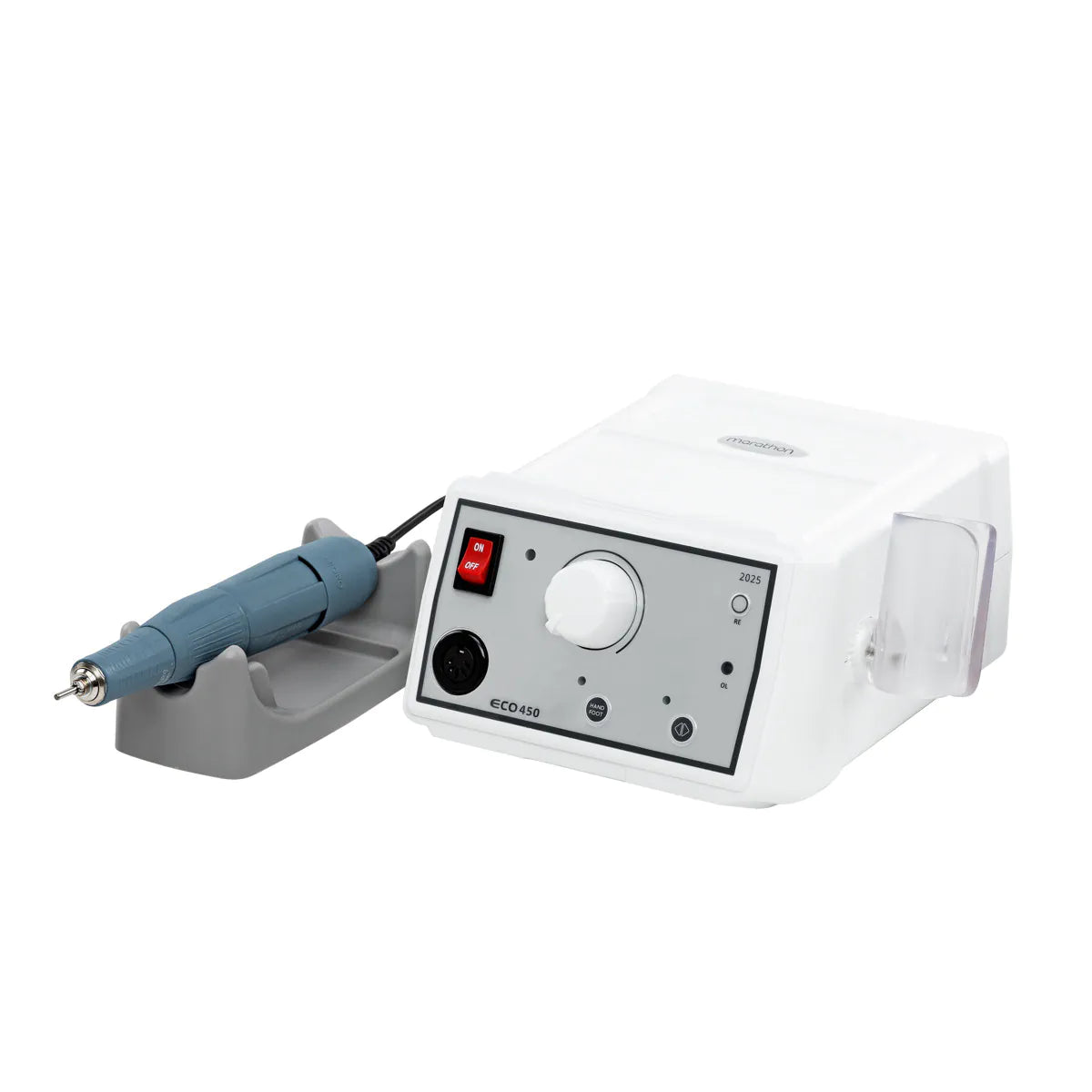 Torno para Uñas y Podología Profesional Saeyang Marathon Eco 450 con Pieza de Mano SH37L(M45) 100W (40.000 RPM / 4.5 Ncm)