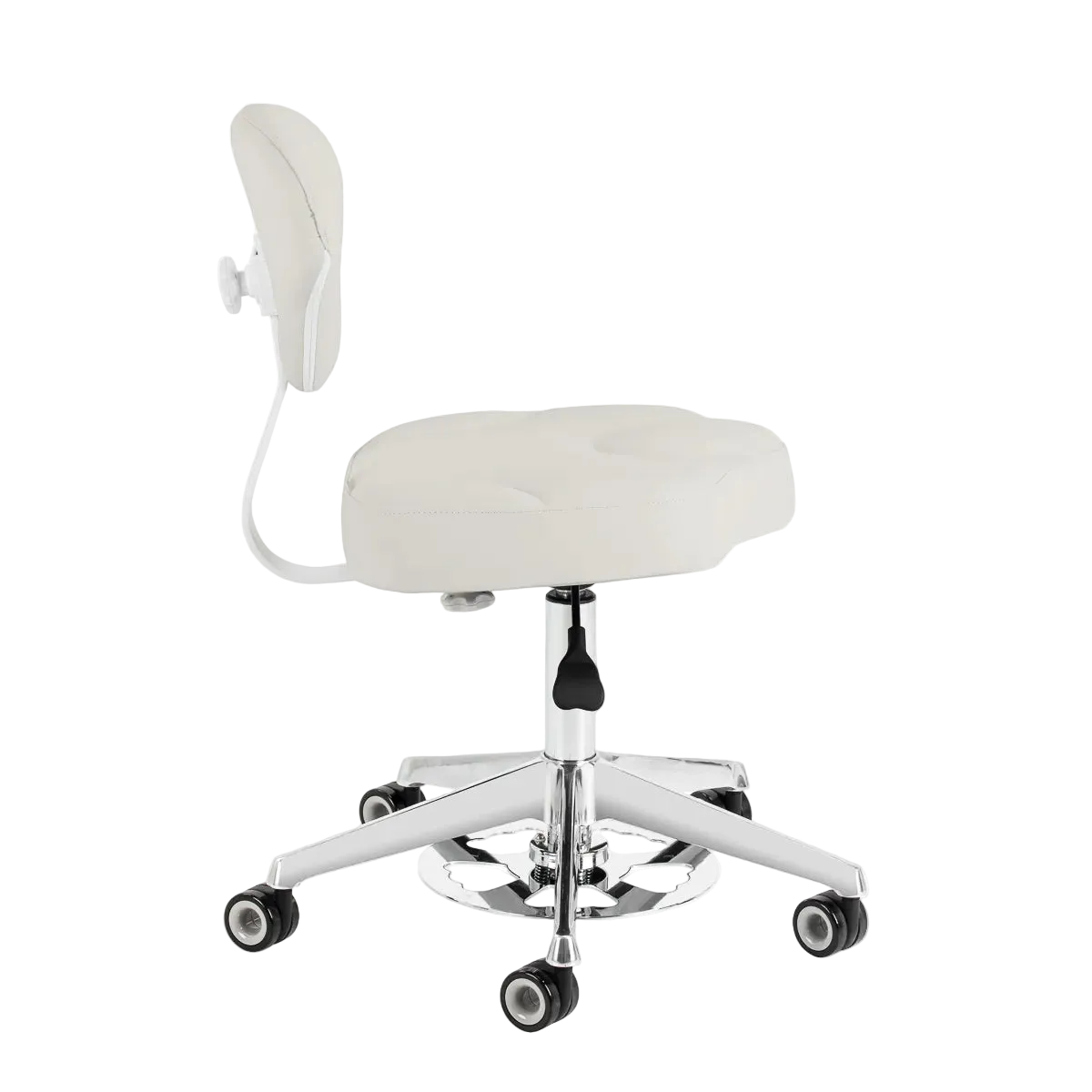 Silla Ergonómica Azzurro 156-F: ajuste de altura por pedal "Bump-Up", respaldo regulable y ergonomía sin manos