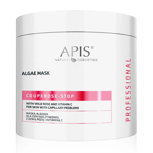 APIS Couperose-Stop&nbsp;Mascarilla de Algas Marinas: Alivio Inmediato de Rojeces, Frescor Intenso y Fortalecimiento Capilar