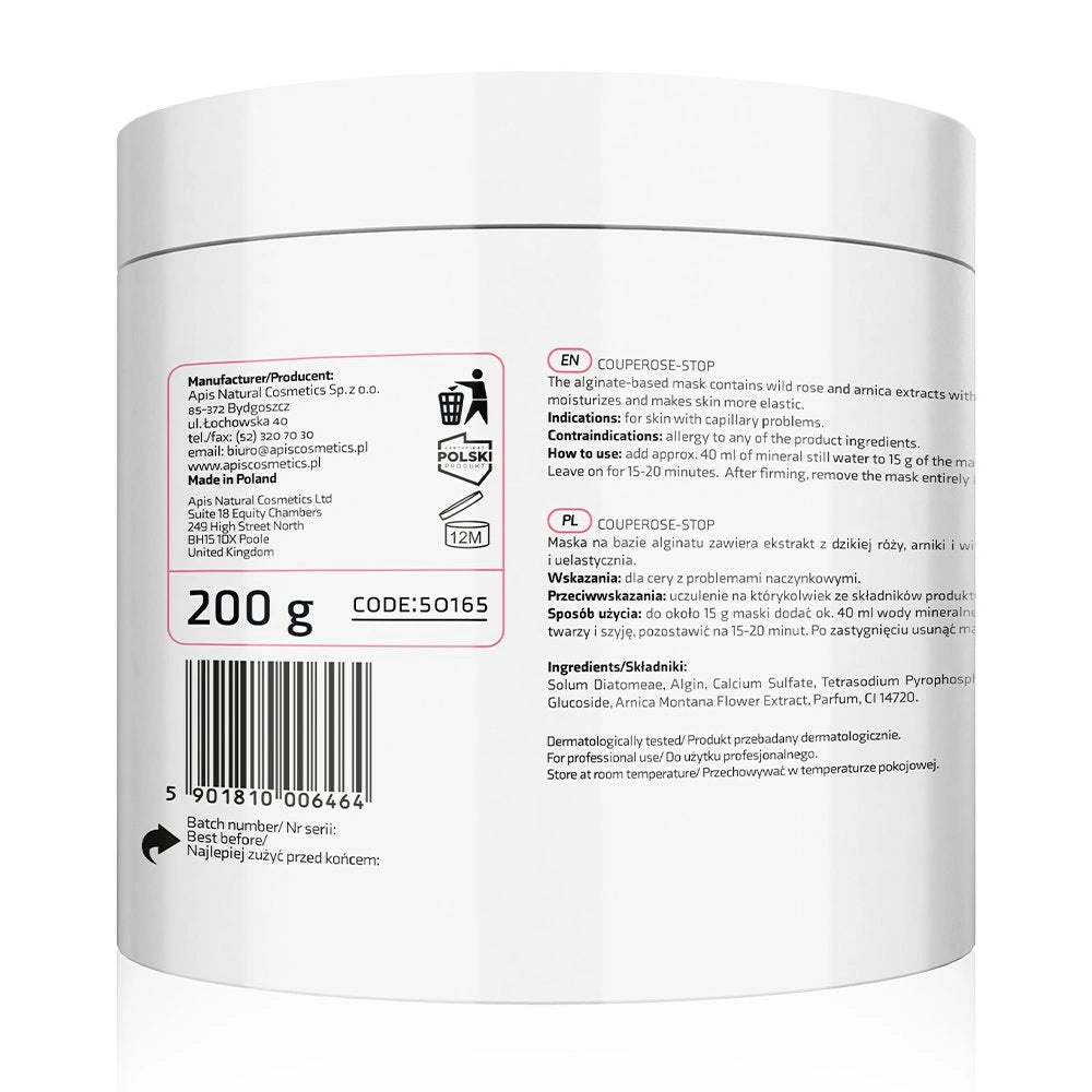 Masque aux algues pour peaux couperosées, 200 g