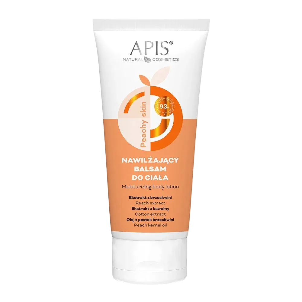 Apis Peachy Skin Loción Corporal Nutritiva con Aceite de Hueso de Melocotón, Macadamia y Escualano