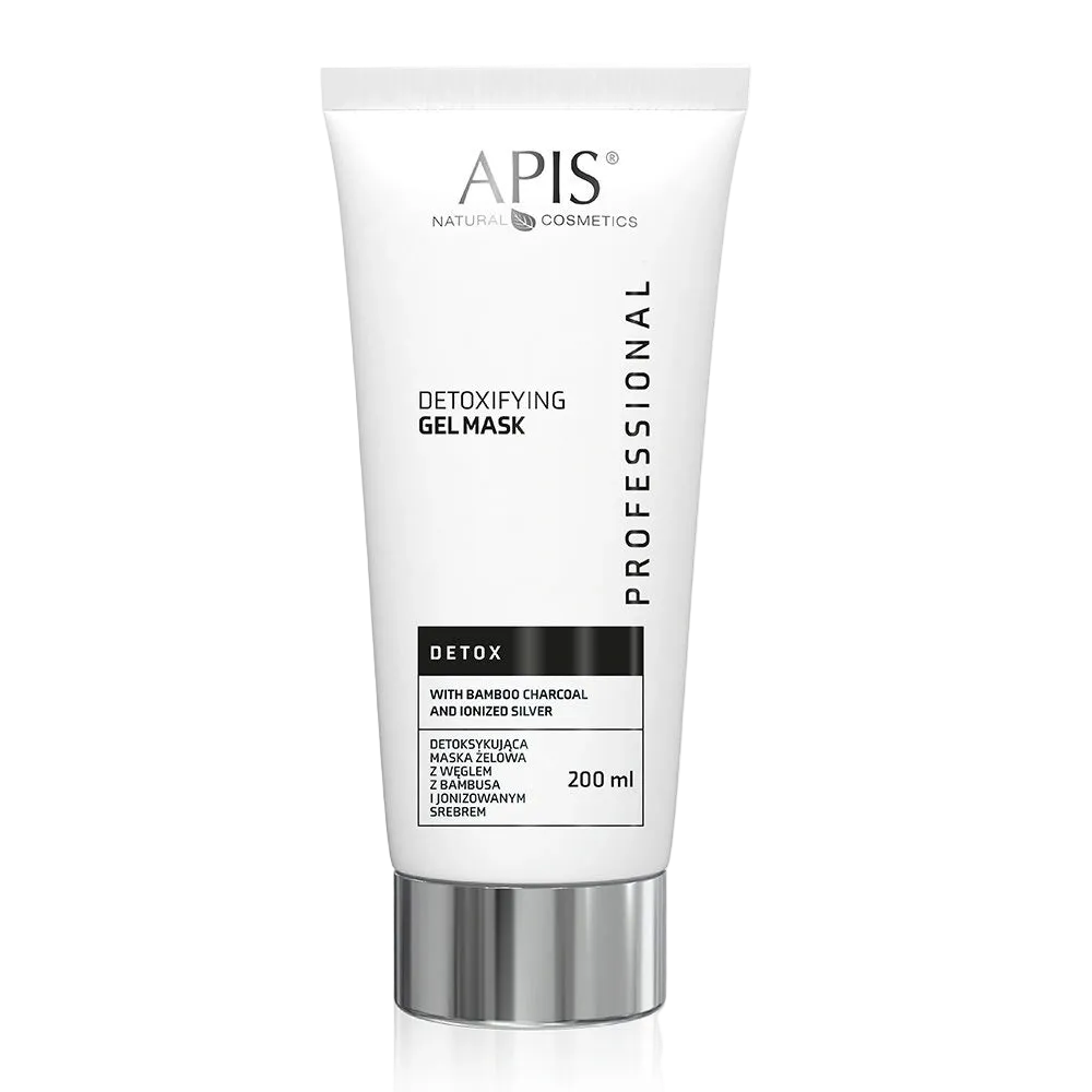 Apis Detox Mascarilla en Gel Desintoxicante: Gel Fluido Purificante con Carbón de Bambú y Plata Ionizada para Pieles Mixtas y Grasas