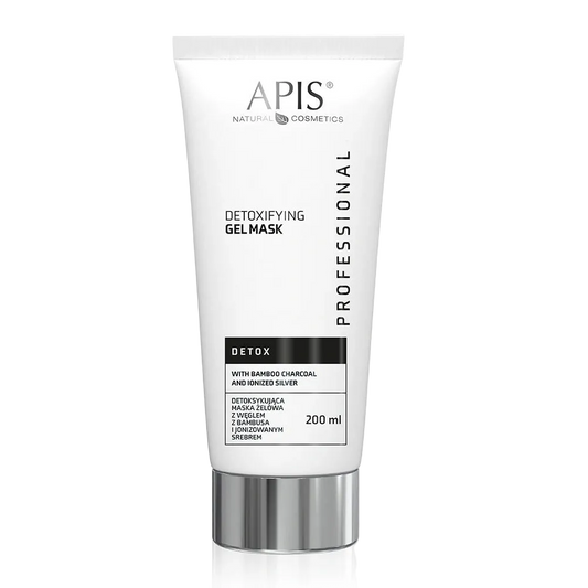 Apis Detox Mascarilla en Gel Desintoxicante: Gel Fluido Purificante con Carbón de Bambú y Plata Ionizada para Pieles Mixtas y Grasas