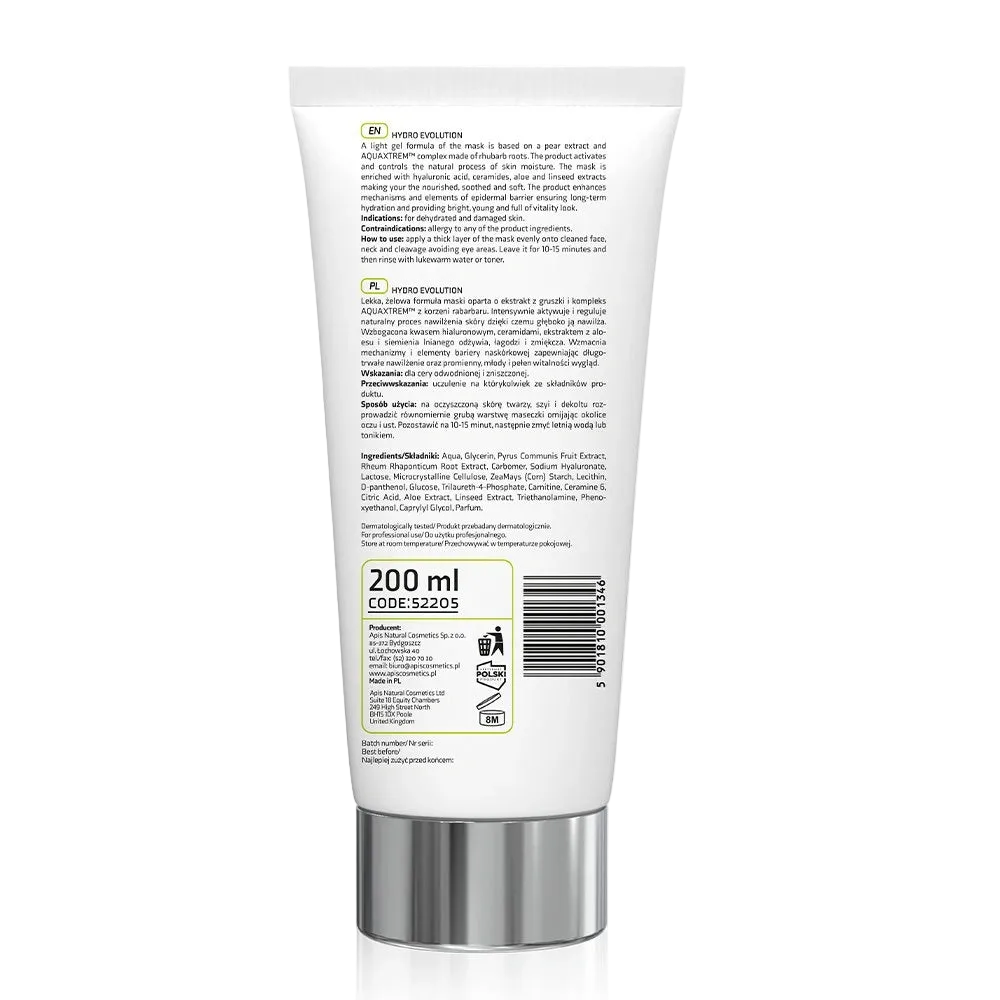 Apis Hydro Evolution&nbsp;Mascarilla en Gel: Baño Criogénico de Humedad Celular y Turgencia Inmediata
