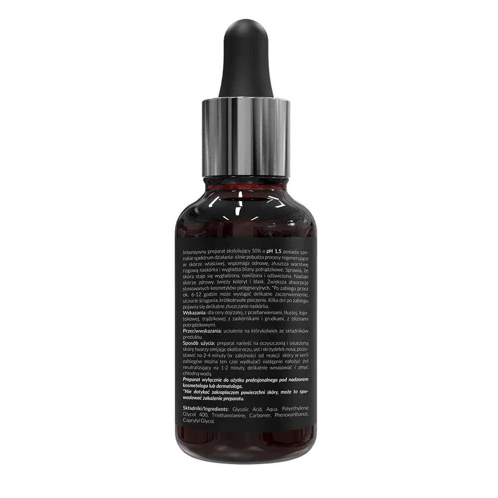 Glycolic acid exfoliant 50%, 30 ml