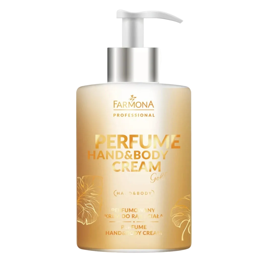 Farmona Perfume Hand &amp; Body  Crema perfumada con partículas de oro para manos, 300 ml