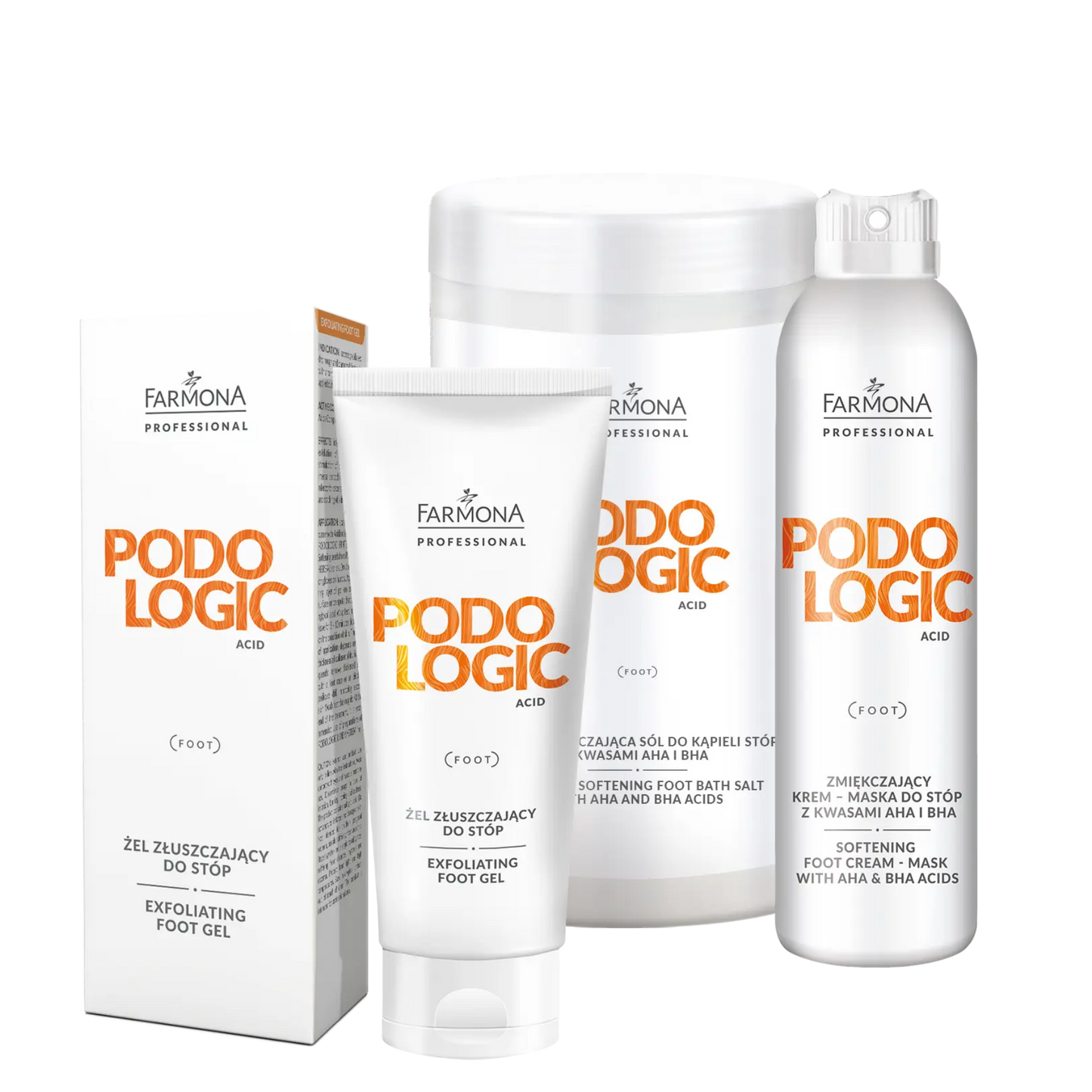 Exfoliating foot gel with fruit acids, 75 ml