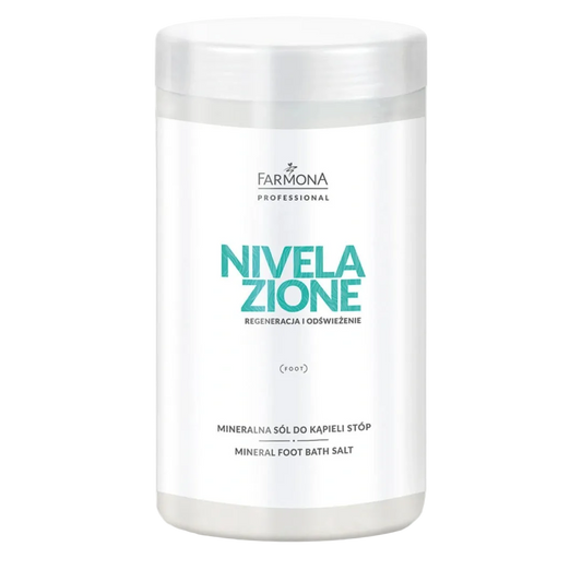 Farmona Nivelazione Sal Mineral Pediluvio: Ablanda Durezas Extremas, Reduce la Hinchazón y Frena el Sudor Excesivo, 1250 g