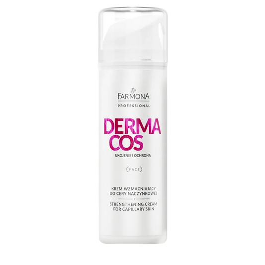 Farmona Dermacos Crema calmante intensiva: reduce rojeces, refuerza capilares y protege la piel sensible 150 ml