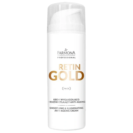 Farmona Retin Gold Crema anti-envejecimiento suavizante e iluminadora, 150 ml