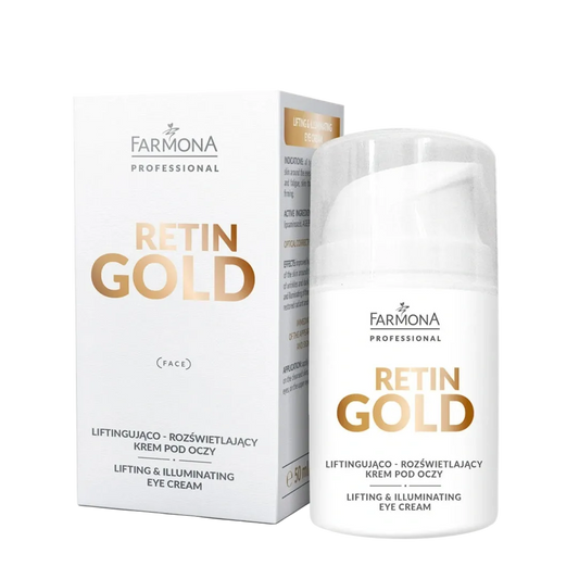 Farmona Retin Gold Crema para ojos reafirmante e iluminadora, 50 ml
