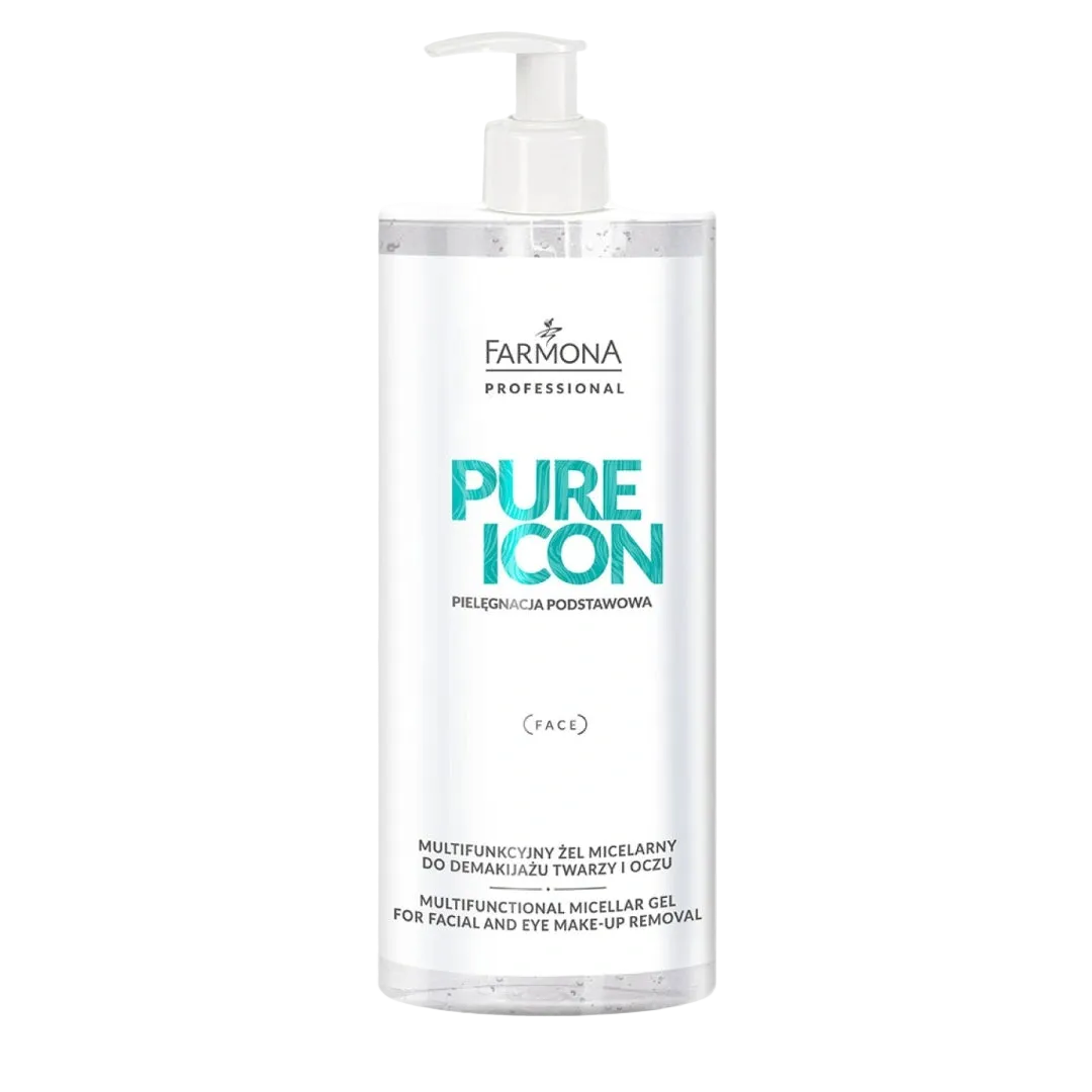 Farmona Pure Icon Gel micelar desmaquillante para rostro y ojos 500 ml