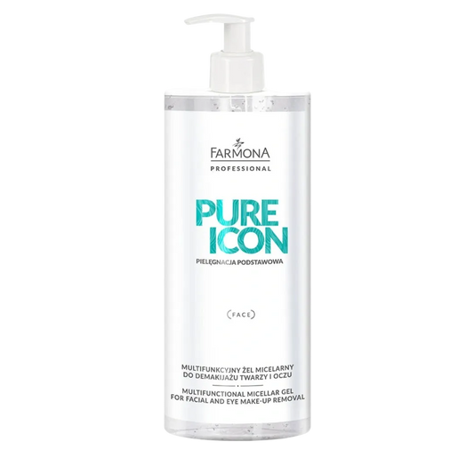 Farmona Pure Icon Gel micelar desmaquillante para rostro y ojos 500 ml