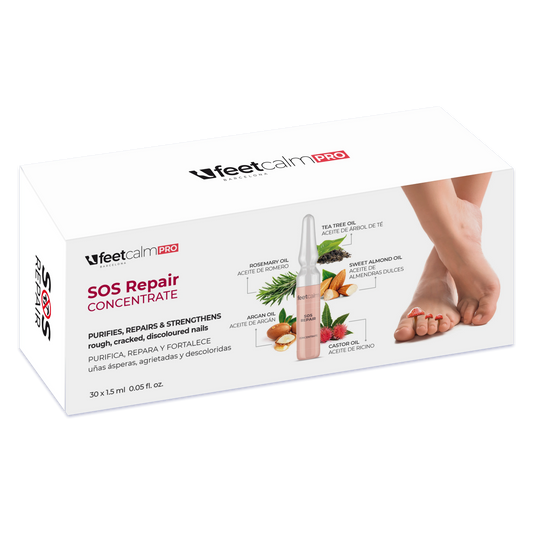 Feetcalm Ampollas SOS Repair Concentrate antifúngico para uñas, 30 uds. 
