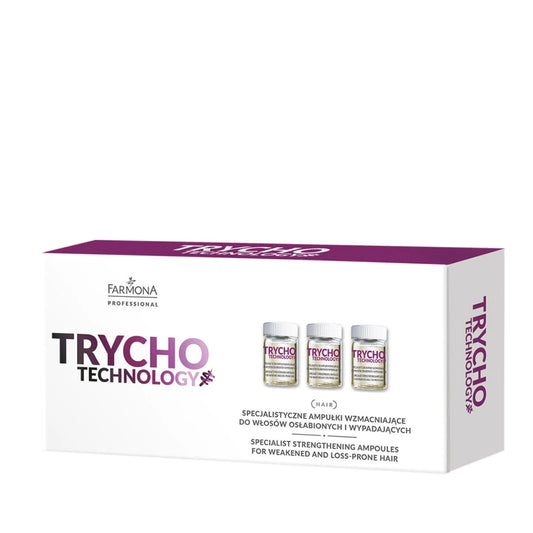 Farmona trycho technology ampoules spécialiste renforçantes pour cheveux affaiblis et qui tombent 10x5ml