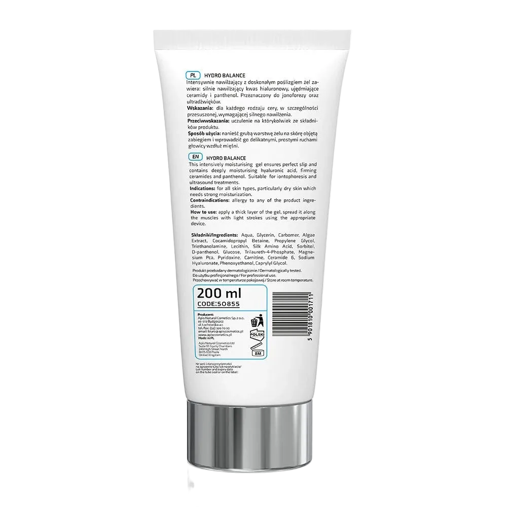Apis Gel para ultrasonidos intensivamente hidratante, 200 ml