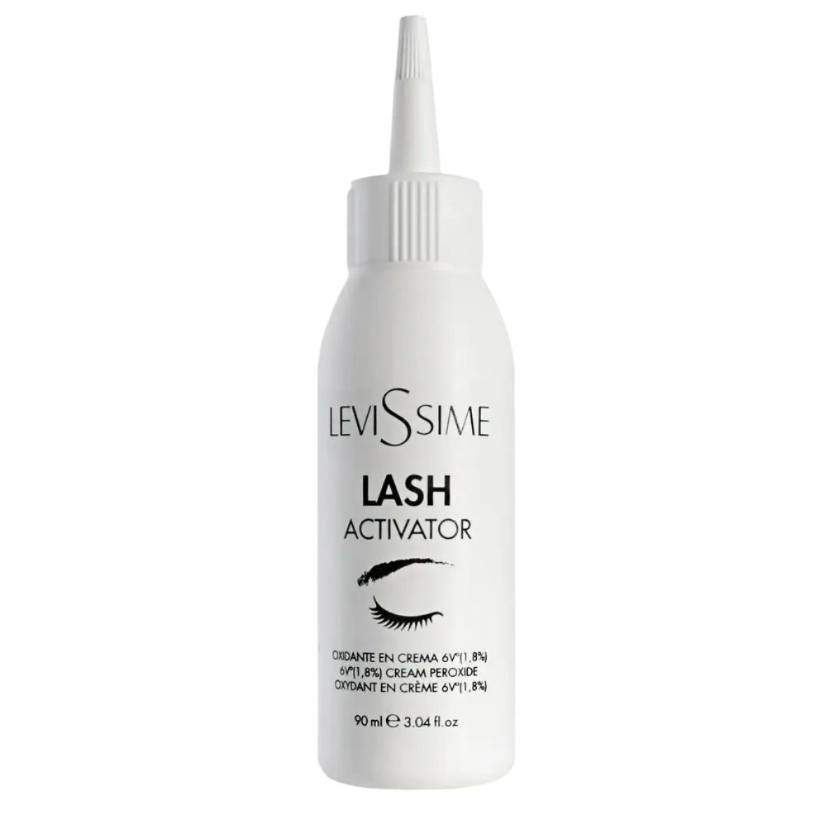 levissime Crema oxigenada de 6 volumen para tinte de cejas y pestañas, 90 ml