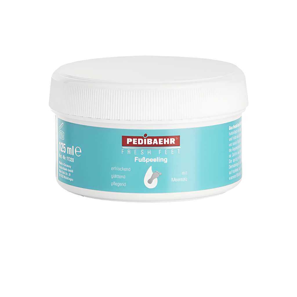 Foot scrub with pure sea salt