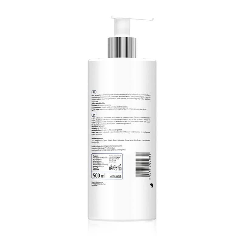 Eau micellaire démaquillante, 500 ml
