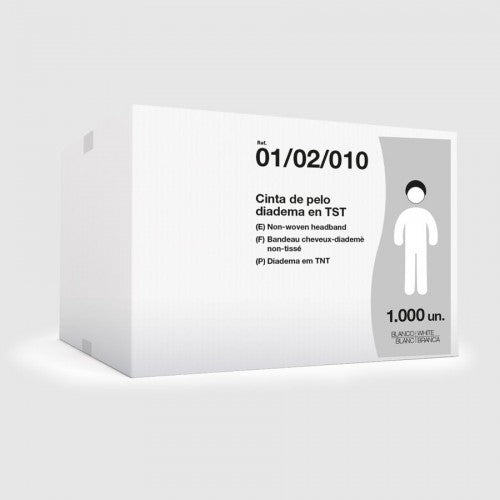 Cintas de pelo desechables, 1000 uds.