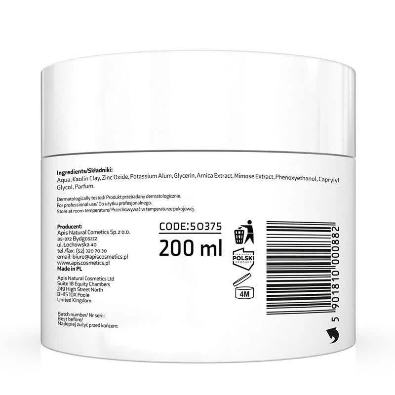 Apis Acne-Stop Mascarilla: Arcilla Blanca y Zinc para Purificar, Matificar y Calmar la Piel tras Extracciones en Cabina