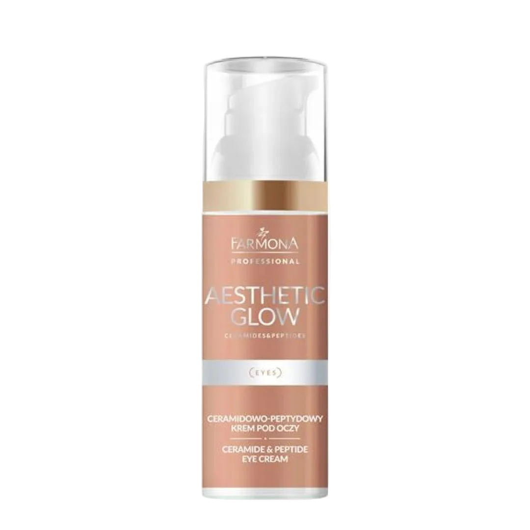 Farmona Aesthetic Glow Crema de ojos de ceramidas y péptidos, 50 ml