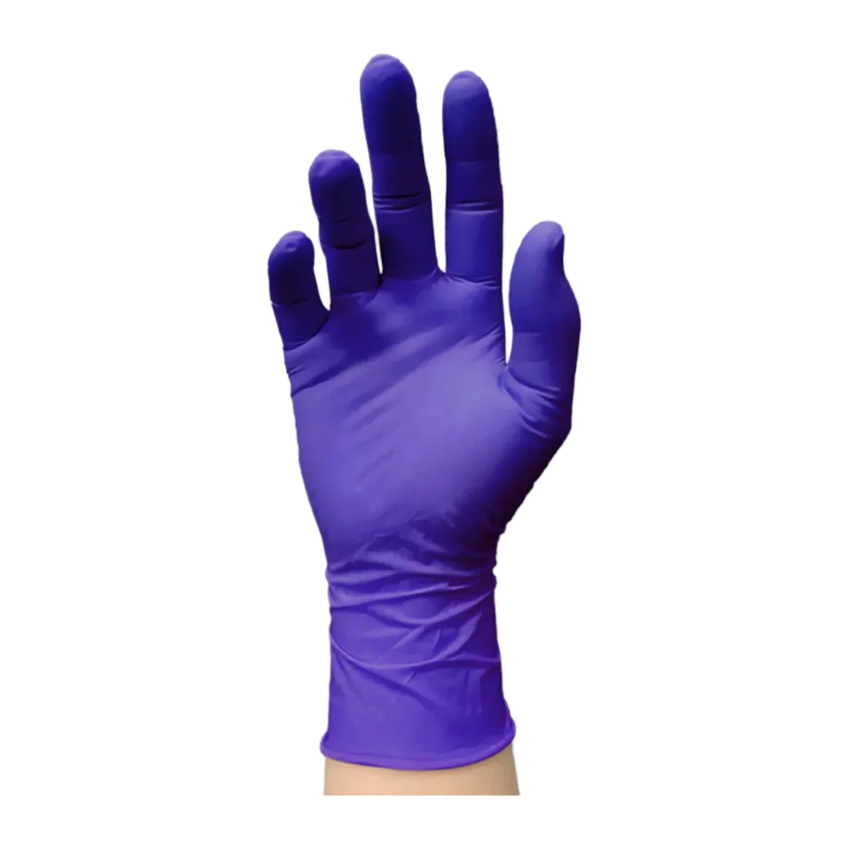 Guantes de nitrilo azul cobalto sin polvo, 100 uds.