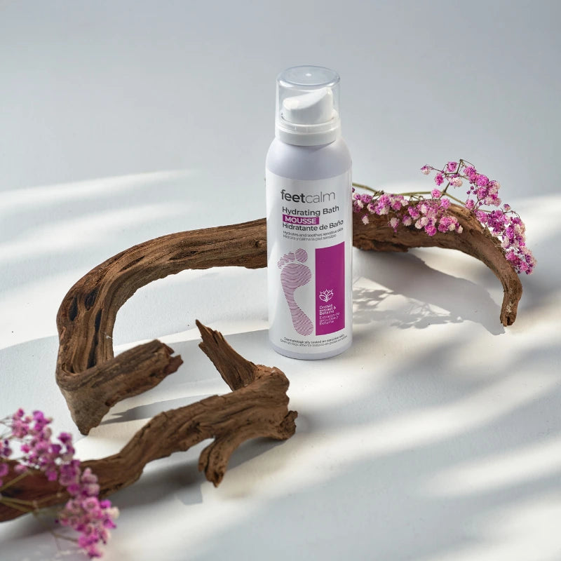 FeetCalm Mousse Hidratante de Baño: Limpieza Eufisiológica en Nube, Cero Tirantez y Máxima Protección de la Barrera Cutánea