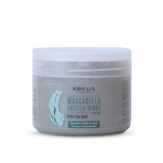 Mascarilla de arcilla verde natural Kefus 250 ml