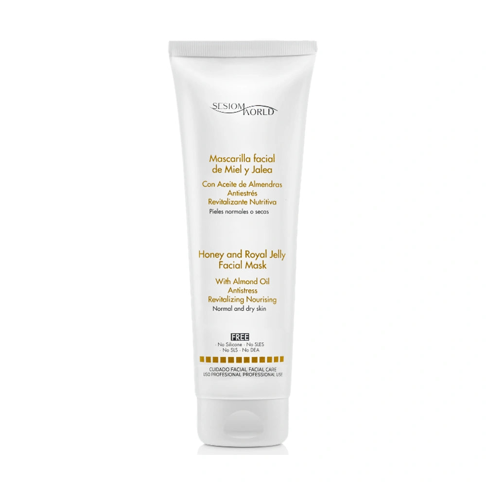 Mascarilla facial nutritiva de miel y jalea 250 ml