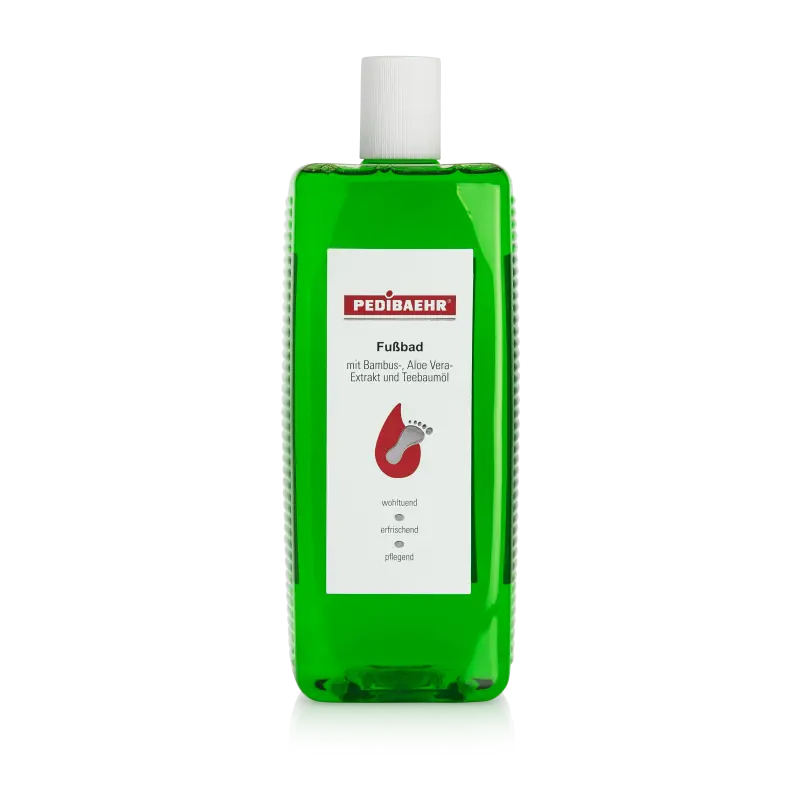 Baño para pies con extracto de bambú y aloe vera