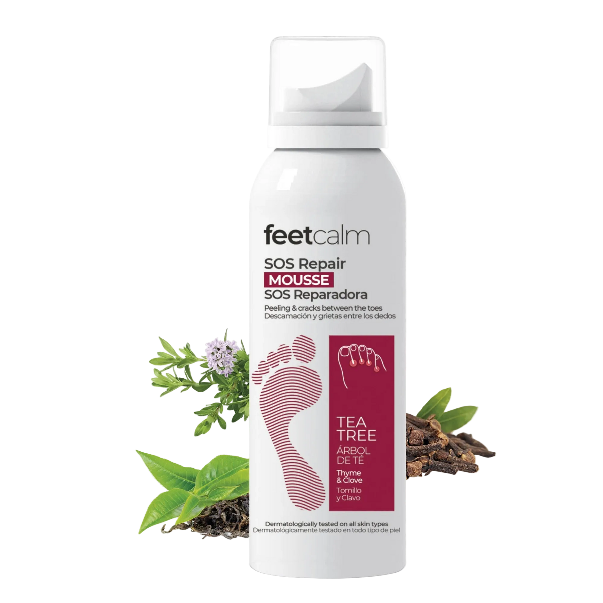 Mousse SOS antifúngico para piel
