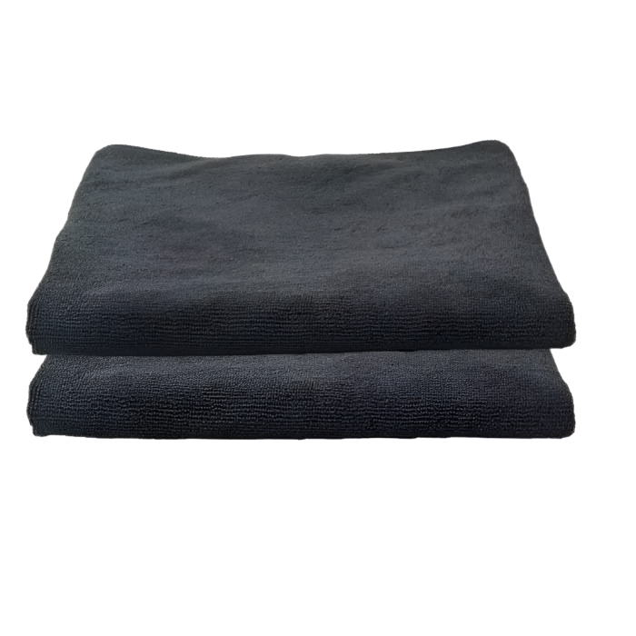 Toalla microfibra negra 40 * 80 cm